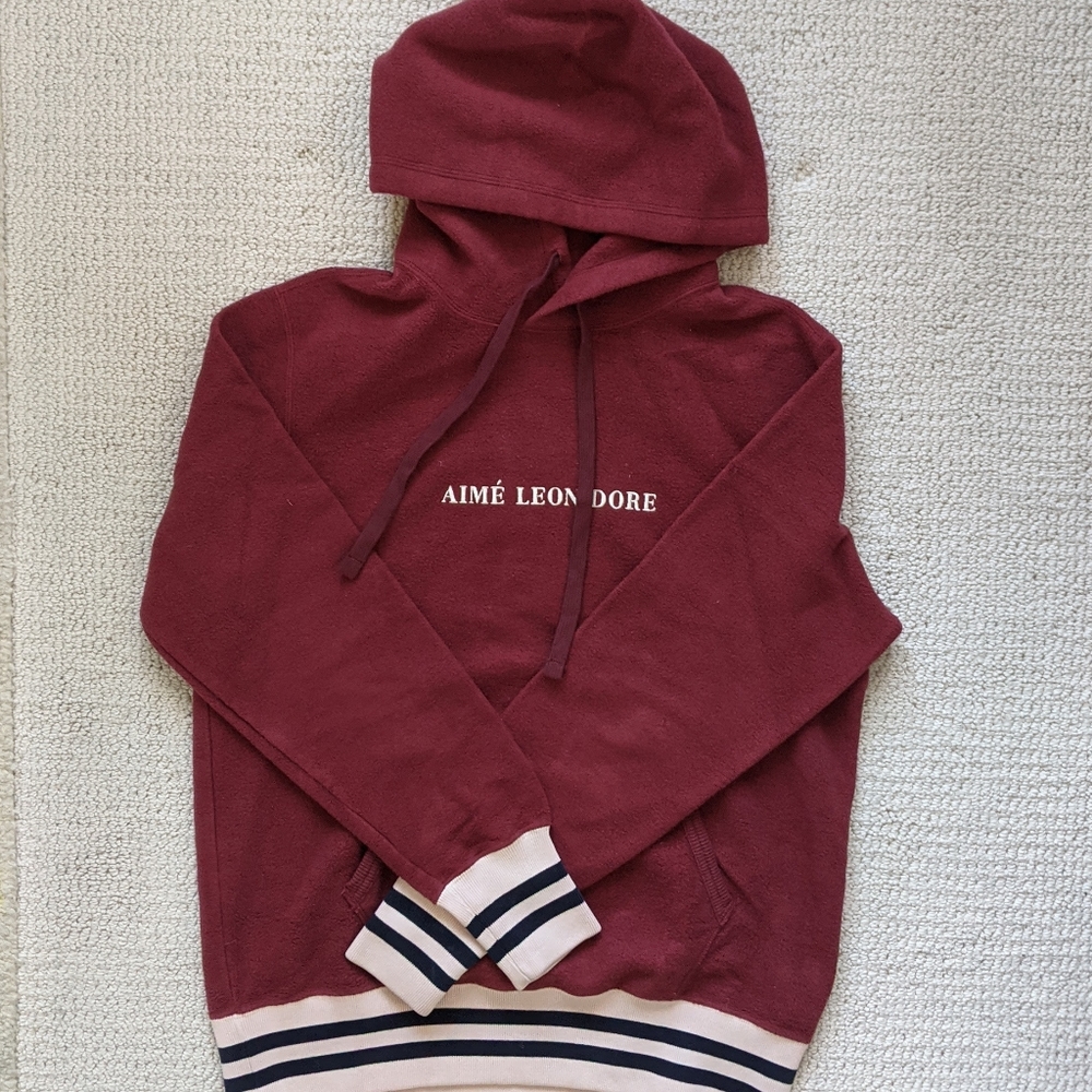 Aime Leon Dore Reverse Fleece Hoodie Small